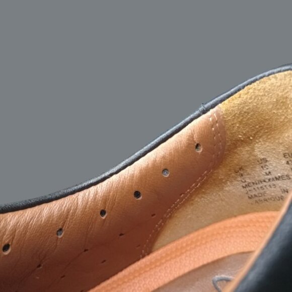 BLACK CLARKS UNSTRUCTURED LACEUP DRESS SHOES MEN"S SIZE 10 M - Picture 3 of 6